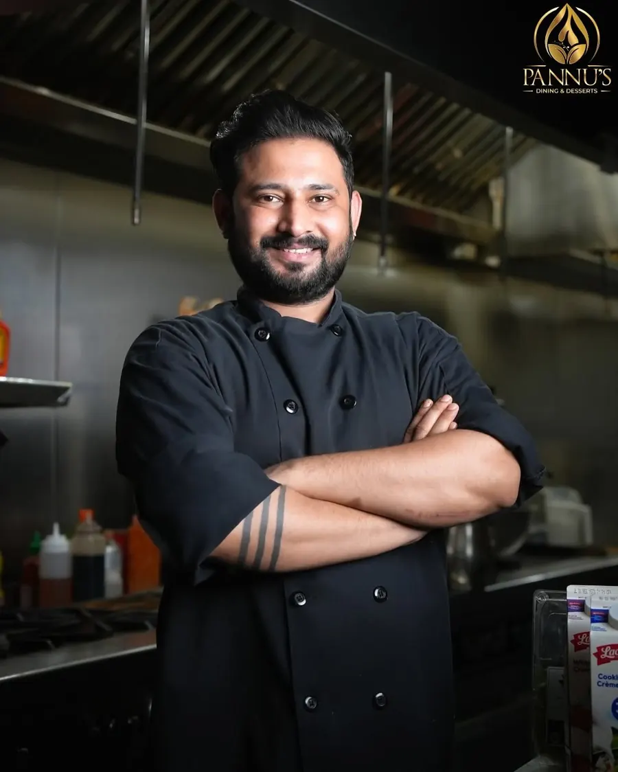 Pannu's chef in the kitchen